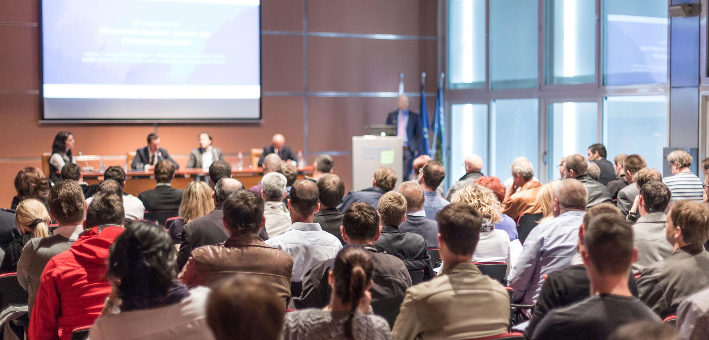 People attending a seminar